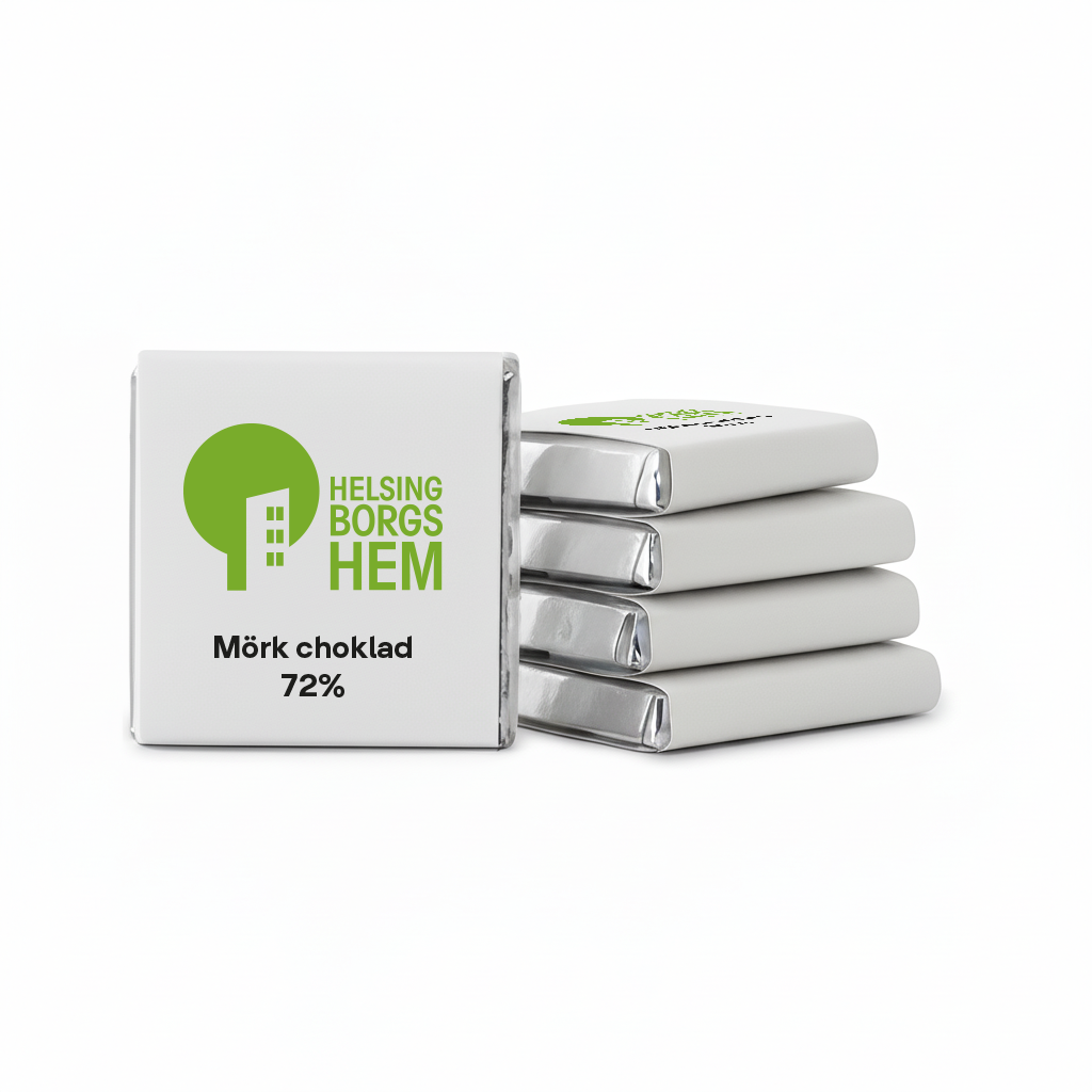 Chokladkvadrat mörk choklad 72%